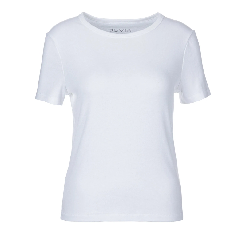 Juvia T-Shirt Karli Soft CO Modal white