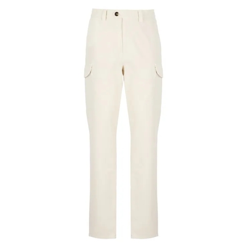 Brunello Cucinelli Ivory Cotton Pants Neutrals 