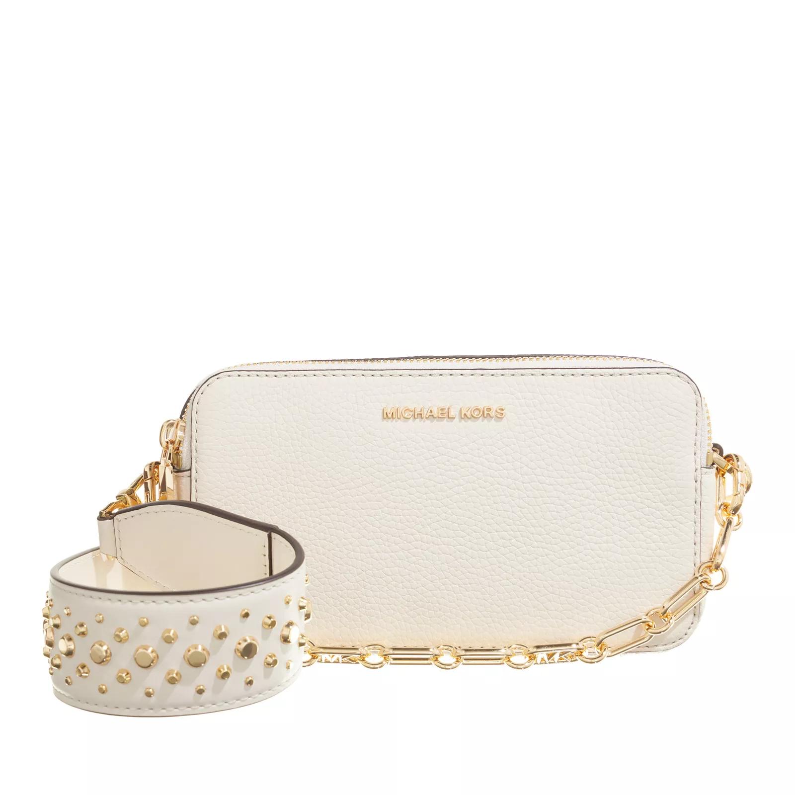 Michael Kors Crossbody Bags - Jet Set Small Dbl Zp Camra Chain Crossbody - Gr. unisize - in Gold - für Damen