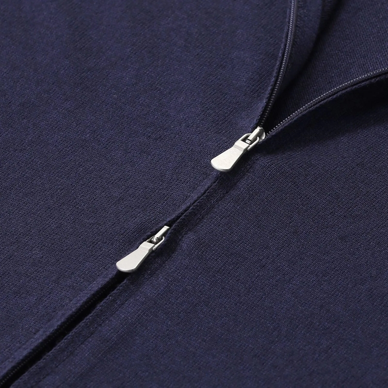 Gran Sasso Strickjacke Strickjacke aus Schurwolle dunkelblau(Image 3)