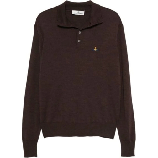 Vivienne Westwood Pull Alex Turtleneck Brown schwarz