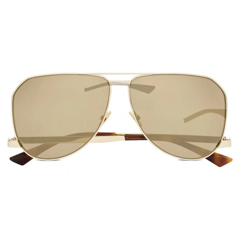 Saint Laurent T-Shirt Saint Laurent 'Dust' SL 690 Sunglasses gold