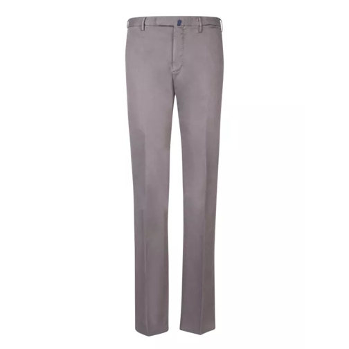 Incotex Cotton-Blend Trousers Grey 