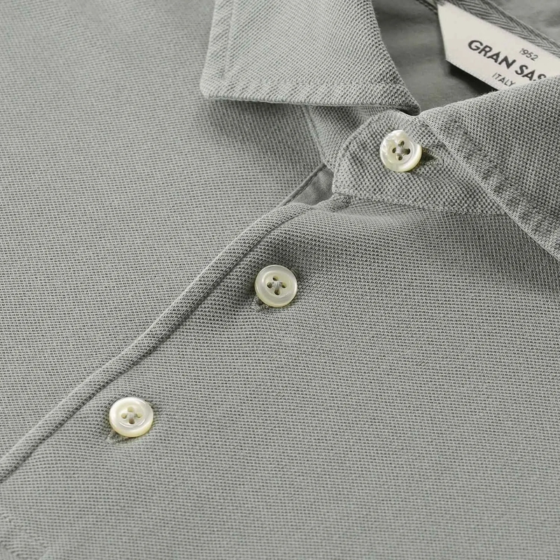 Gran Sasso Polo Poloshirt aus Baumwolle grün(Image 21)