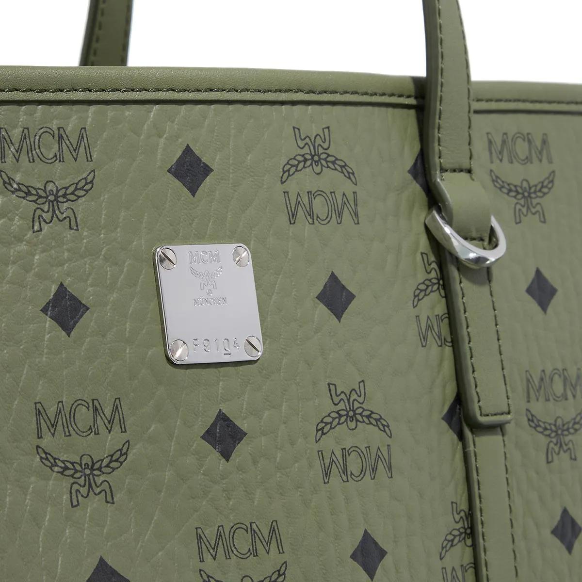 MCM Shoppers Toni Shopper Medium in groen