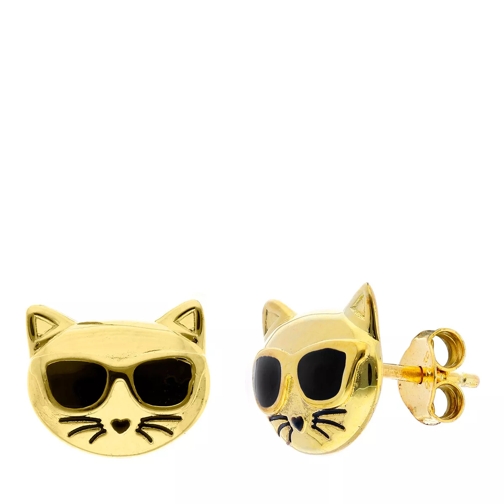 Karl Lagerfeld K/Ikonik Choup Stud Earrings A780 Gold Oorsteker