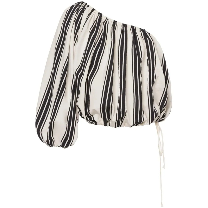 Philosophy Di Lorenzo Serafini Elegantes Top White Tailored Shirt Grey