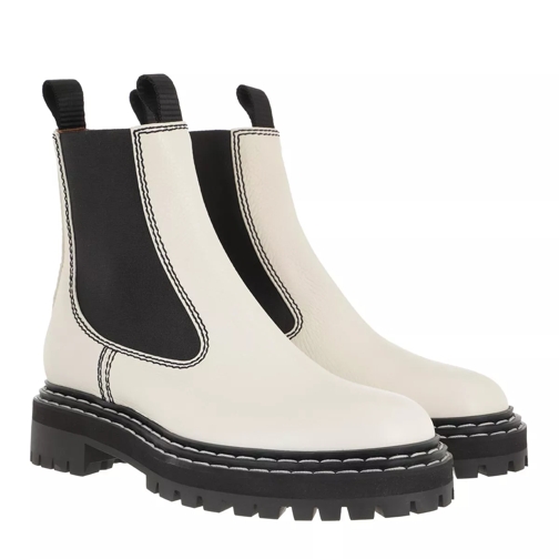 Proenza Schouler Ankle Boot Leather Bianco Stiefelette
