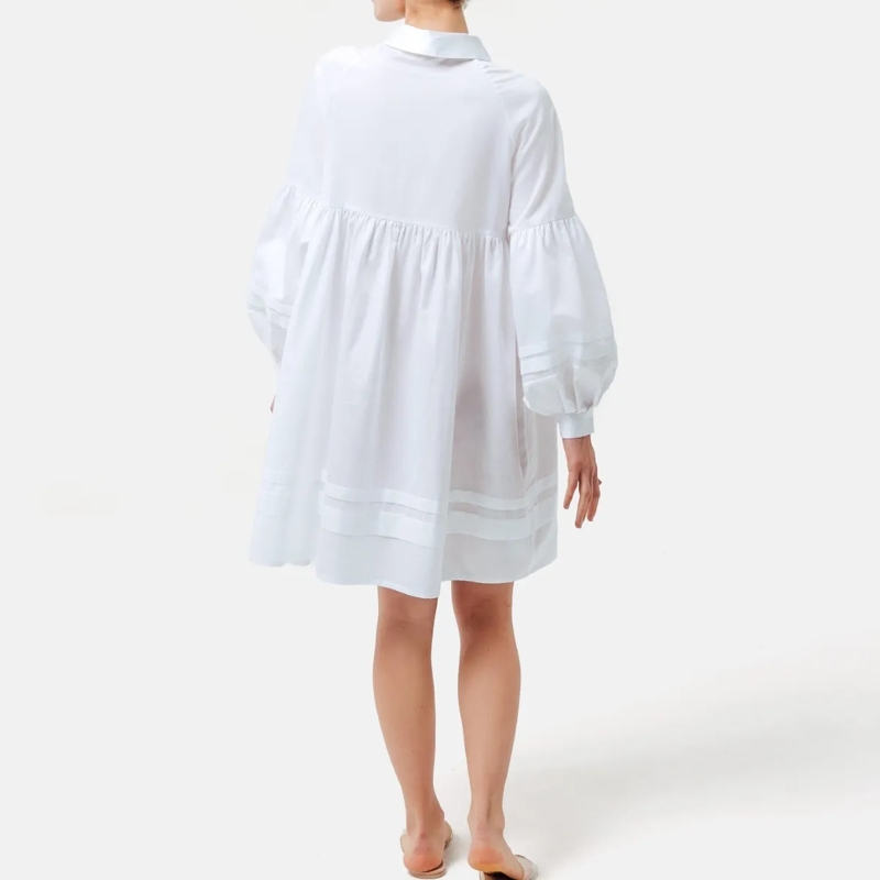 Helene Galwas Minikleid Hemdblusenkleid KANIKA weiss(Image 3)
