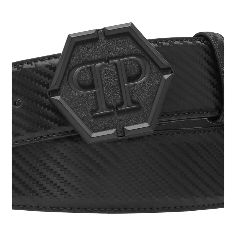 Philipp Plein Gürtel Gürtel Hexagon schwarz(Image 2)