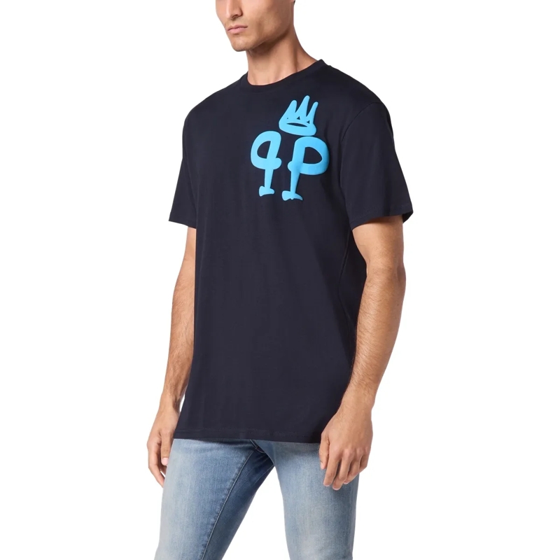 Philipp Plein T-Shirt T-Shirt King Plein dunkel-blau(Image 3)