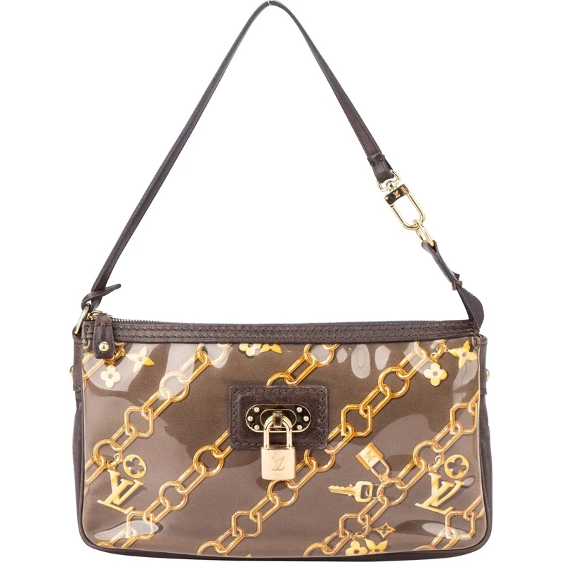 Louis Vuitton Schultertasche Louis Vuitton Signature Charms Monogram Pochette A mehrfarbig
