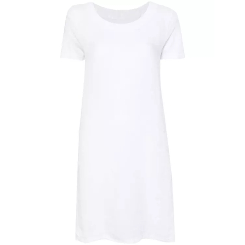 120% Lino White Mini Dress White 