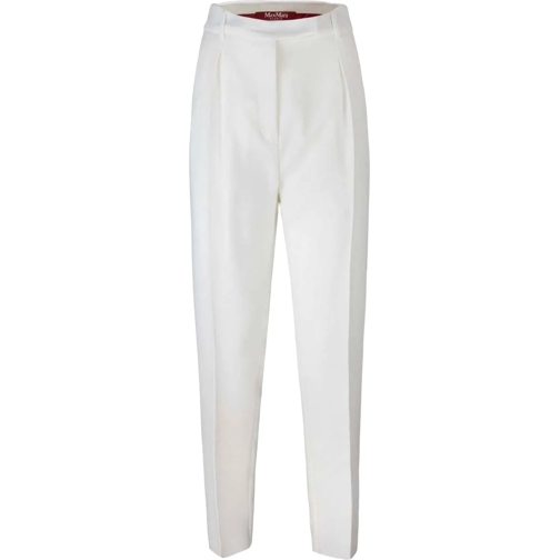 Max Mara  Trousers White weiß