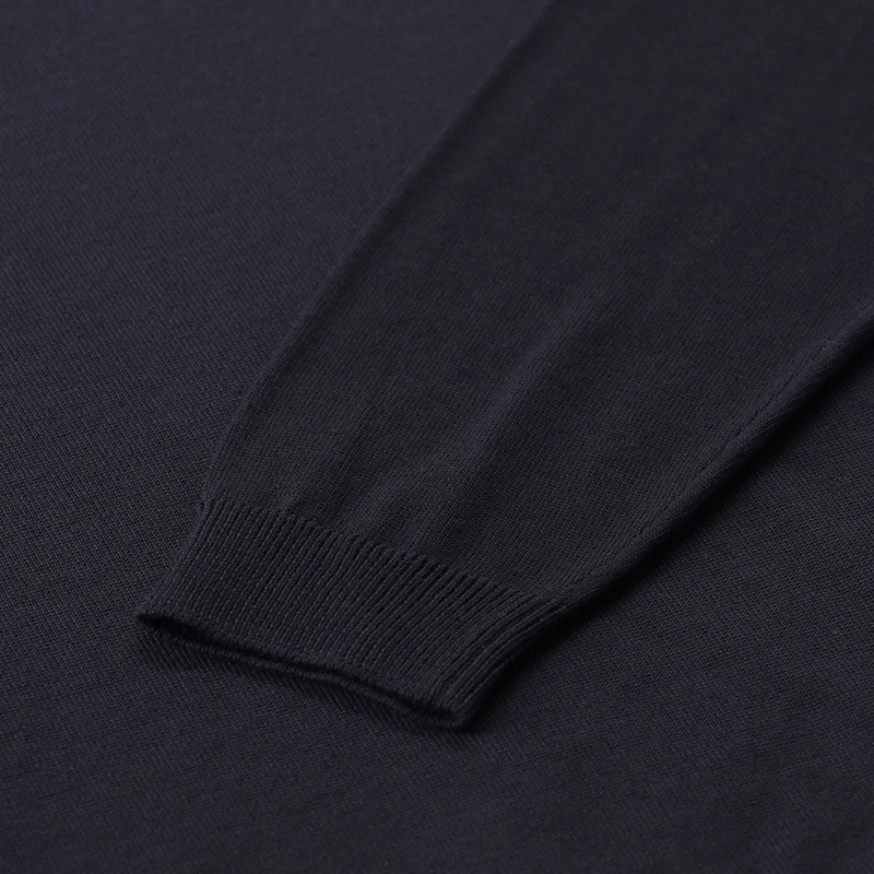 Roberto Collina Pull Rundhalspullover aus Merinowolle blau(Image 12)