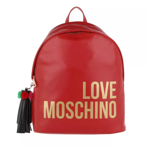 Love Moschino Backpack Tassel Rosso Rugzak