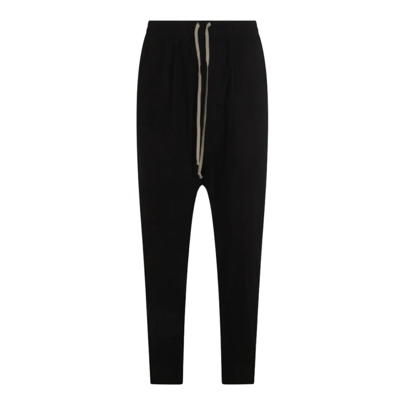 Rick Owens joggingbroek Relaxed Fit Trousers With Dropped Crotch Black