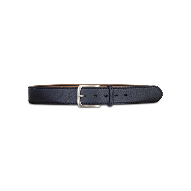 Fausto Colato Ceinture Gürtel aus Bison-Leder grau(Image 4)