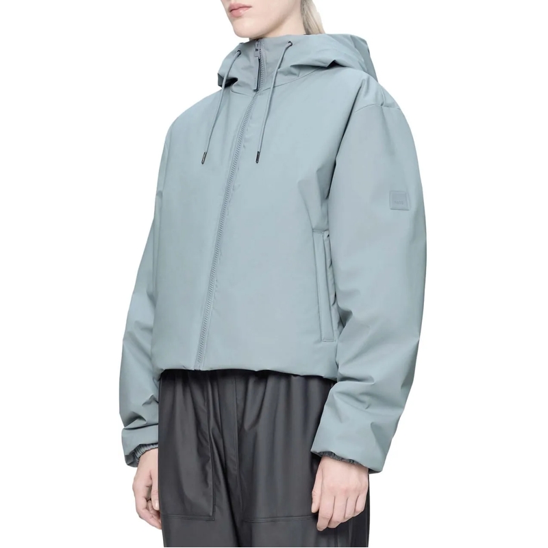 Rains Trenchcoat Lohja Short Insulated Jacket blau(Image 2)