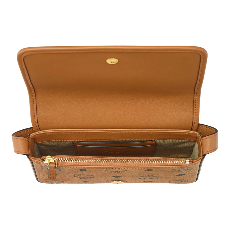 MCM Handytasche Aren Visetos Lanyard Fff Co Cognac(Image 7)