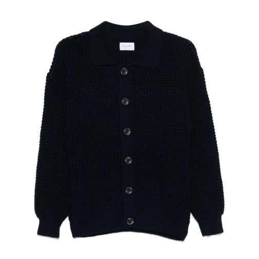 Family First Strickjacke Wool Cardigan Blue