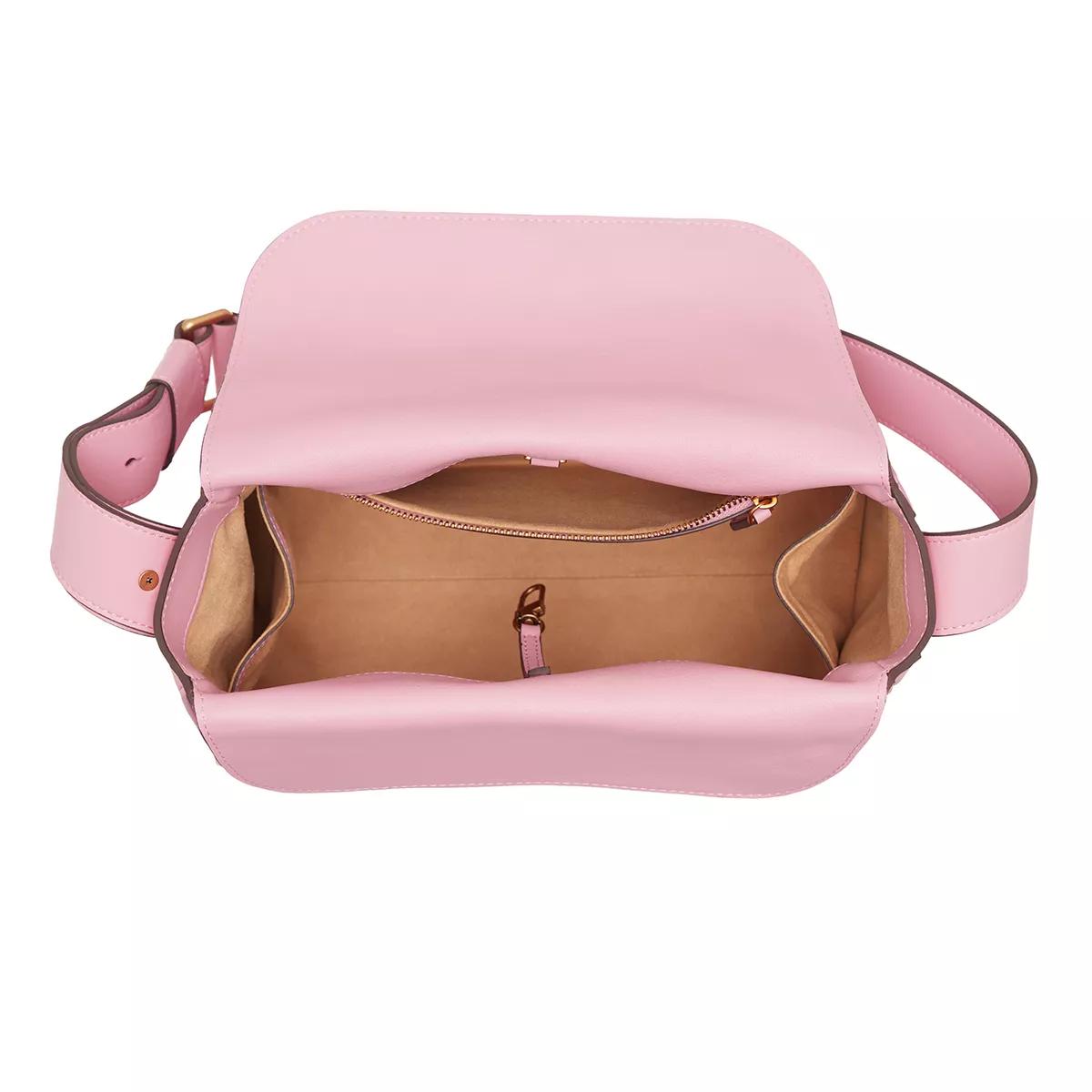 pinko Hobo bags Leaf Hobo Classic in poeder roze