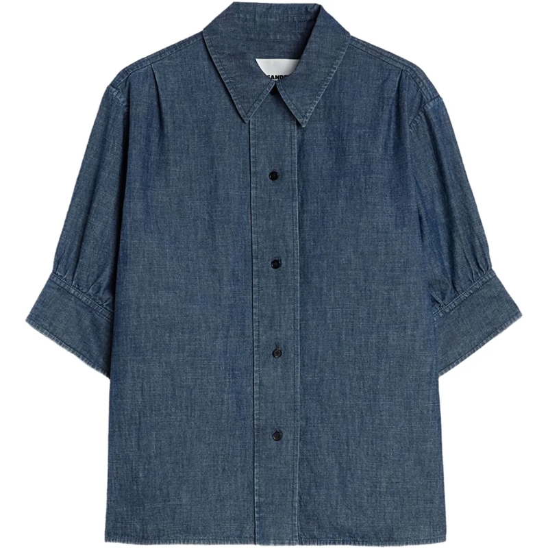 Jil Sander Bluse Shirts Blue blau