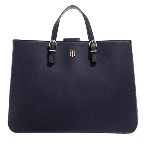 Tommy Hilfiger Th Timeless Work Bag Space Blue Tote