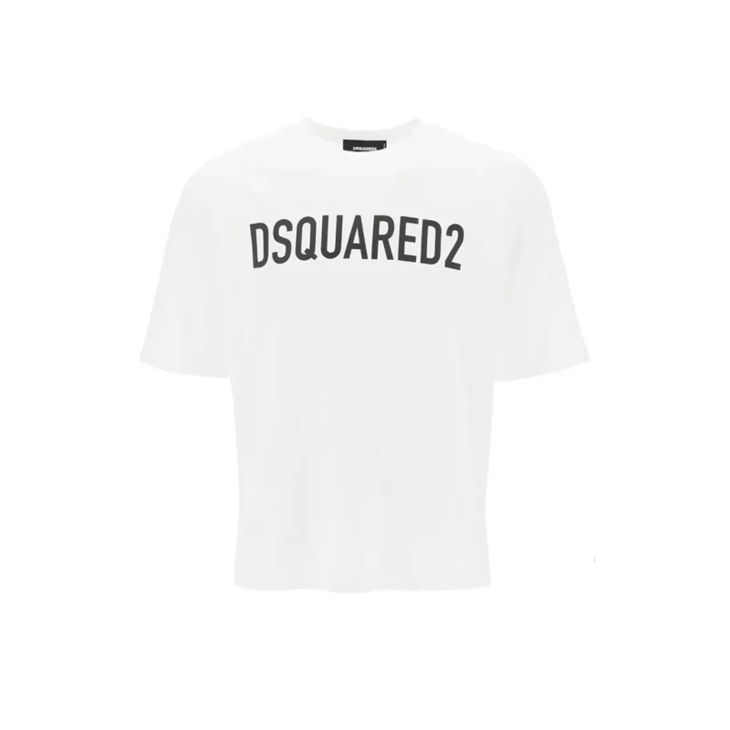 Dsquared2 T-shirt White Cotton T-Shirt White