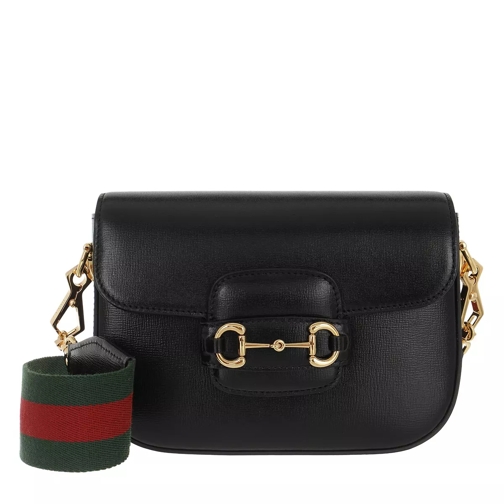 Gucci Mini Horsebit 1955 Crossbody Bag Leather Black Crossbody Bag