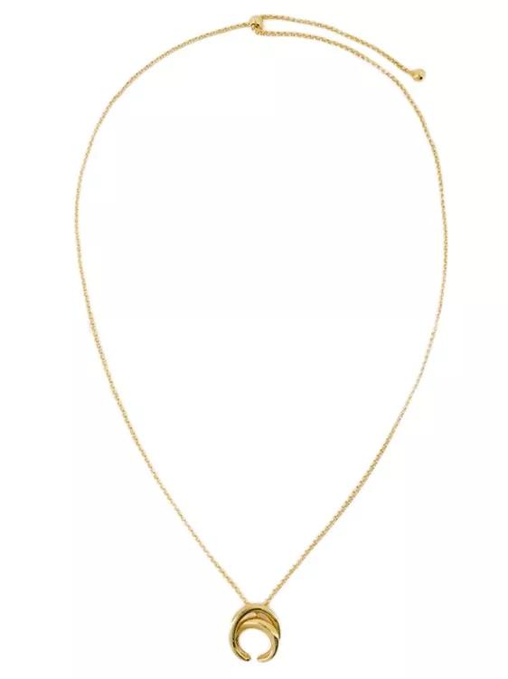 Charlotte Chesnais Halskette - Initial Necklace - Silver/Gold 18Kt - Gold - Gr. unisize - in Gold - für Damen