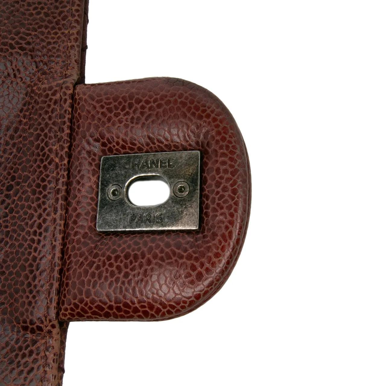 Thumbnail - Chanel Hobo Bags - Jumbo Quilted Glazed Caviar CC Crave Flap - Gr. unisize - in Rot - für Damen