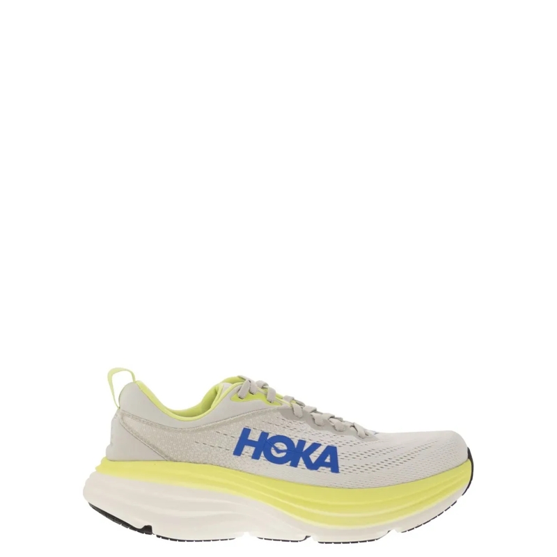 Hoka Lage-top sneaker Bondi 8 - Ultra-Shortened Sports Shoe Grey