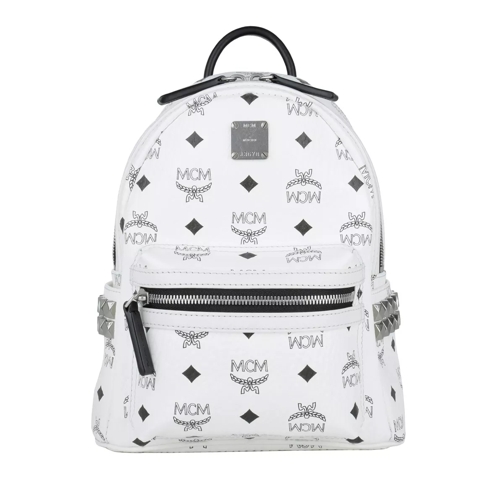 MCM Stark Backpack Mini White Sac à dos