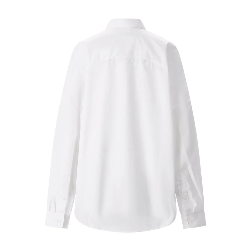 Dries Van Noten Chemisier Oversized Hemdbluse Casia weiß(Image 3)