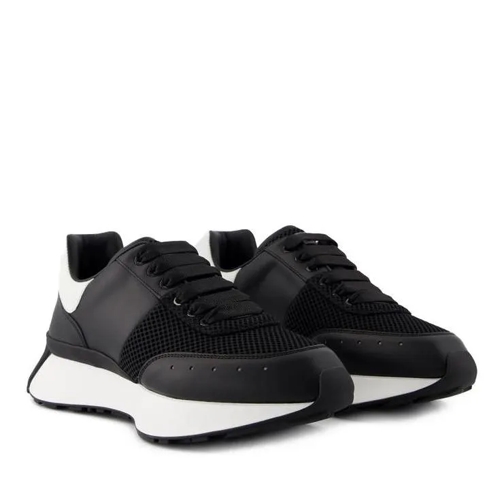 Alexander McQueen Low-Top Sneaker Sprint Runner Sneakers - Leather - Black Black