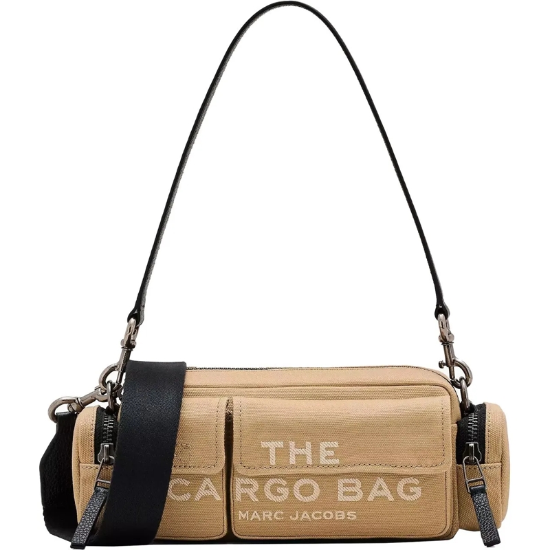Marc Jacobs Sac à bandoulière Camel Shoulder Bag With Multiple Pockets Brown