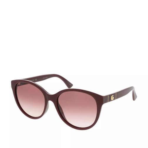Gucci GG0631S-003 56 Sunglasses Burgundy-Burgundy-Red Sonnenbrille