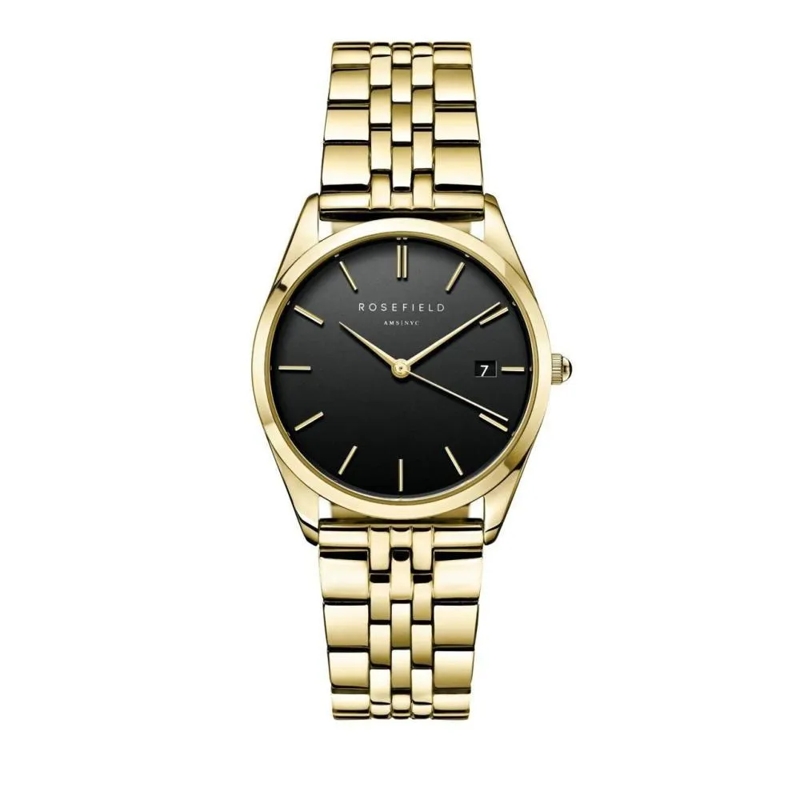 Rosefield Quarzuhr Damenuhr Ace Sport schwarz