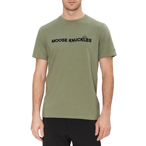 Moose Knuckles T-shirts Heren T-shirt grün