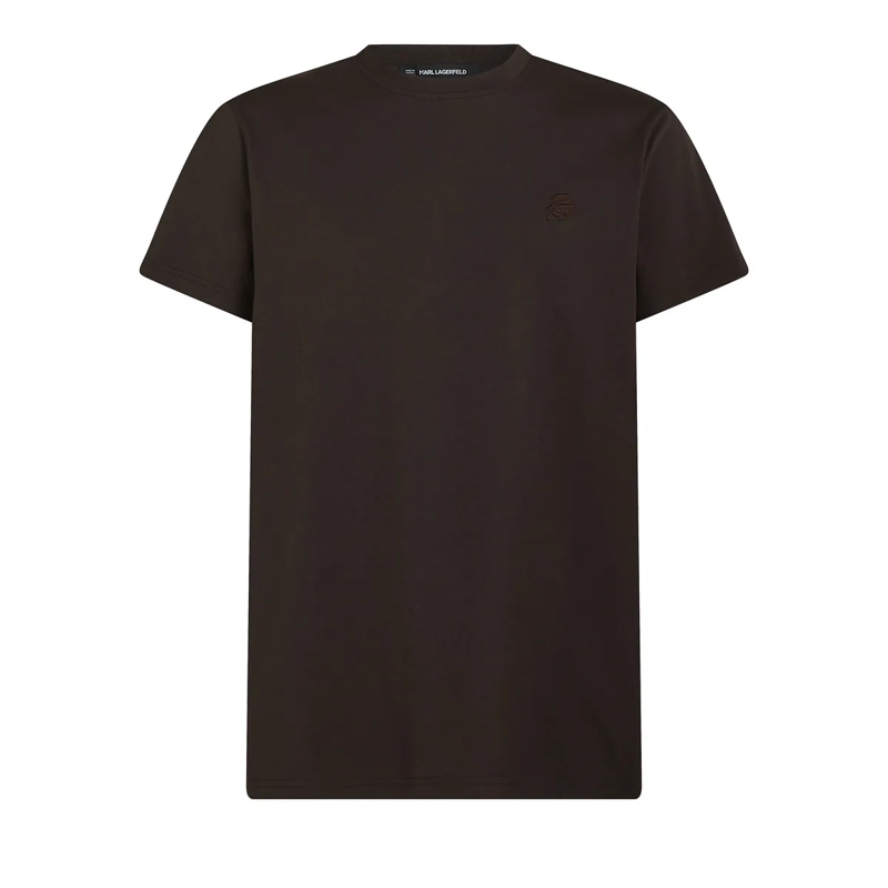 Karl Lagerfeld T-Shirt KAMEO T-SHIRT kaffeebraun