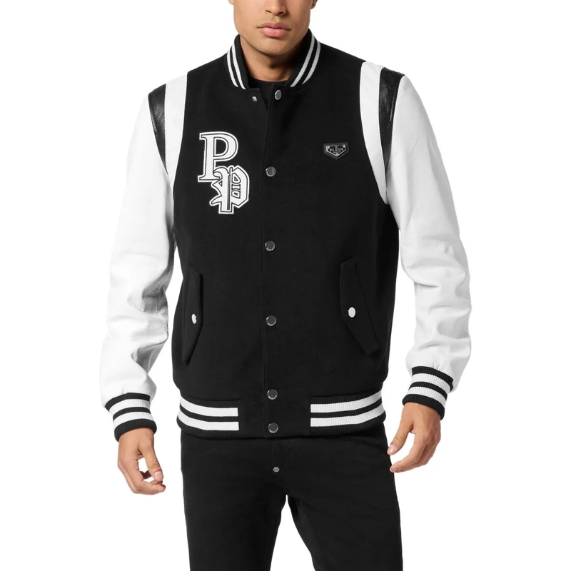 Philipp Plein Bomberjacke Bomber College schwarz(Image 4)