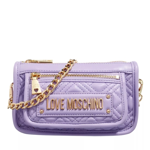 Love Moschino Quilted Bag Lilla Mini Tas