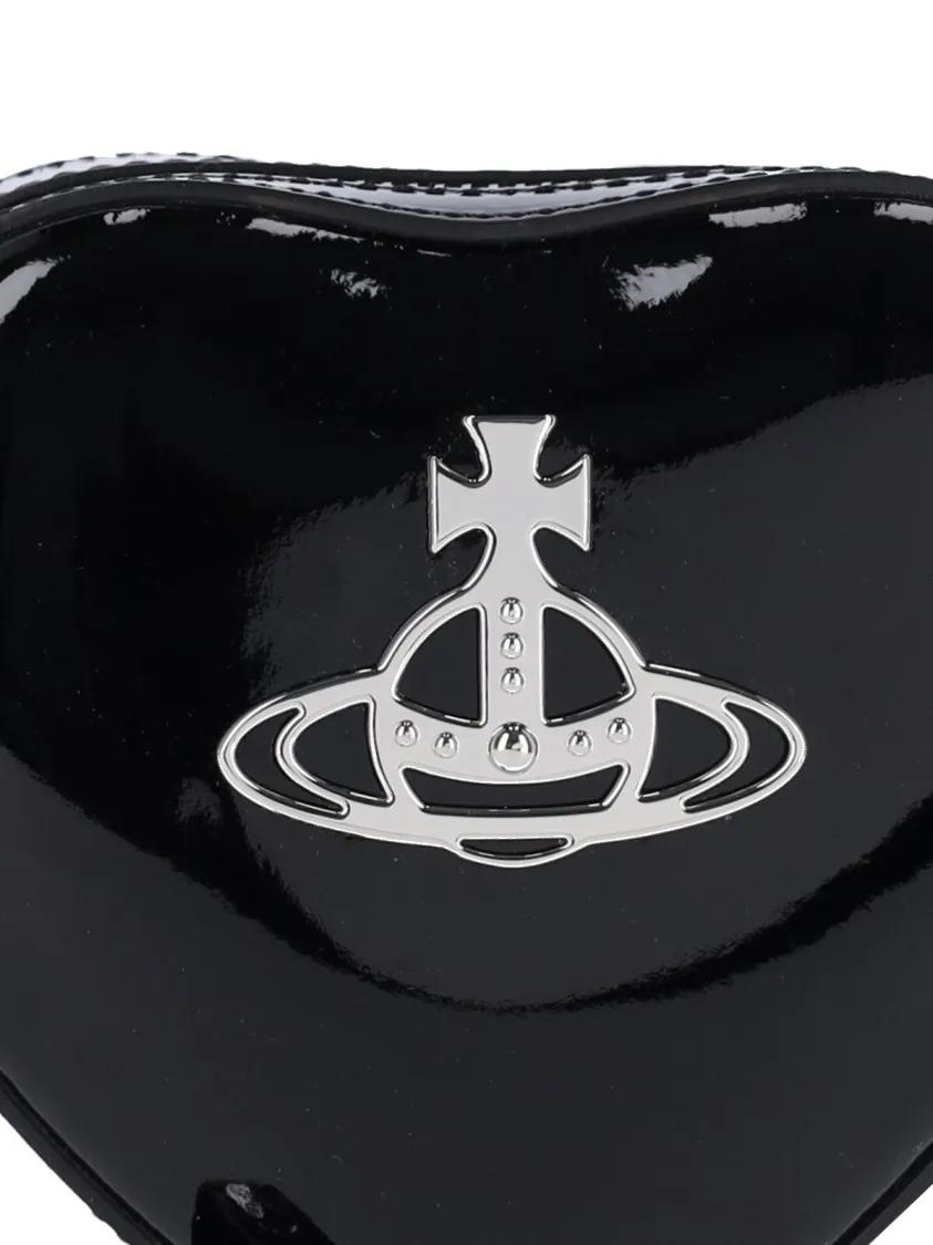 Vivienne Westwood Crossbody bags "Louise Heart" Mini Bag – Black in zwart