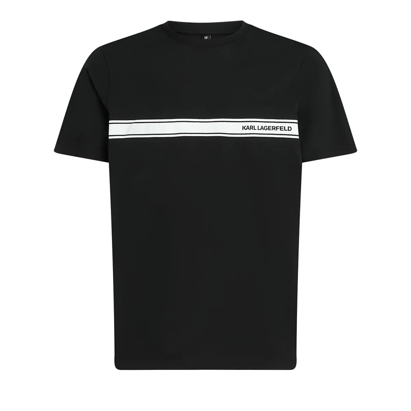 Karl Lagerfeld  STRAND-T-SHIRT MIT LOGO schwarz