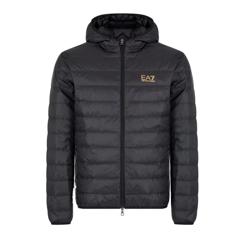 Emporio Armani Doudoune Quilted Down Jacket With Goose Down Padding And Fi Black