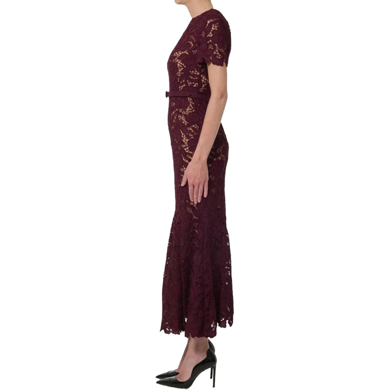 Self Portrait Maxikleid Dresses Bordeaux braun(Image 4)