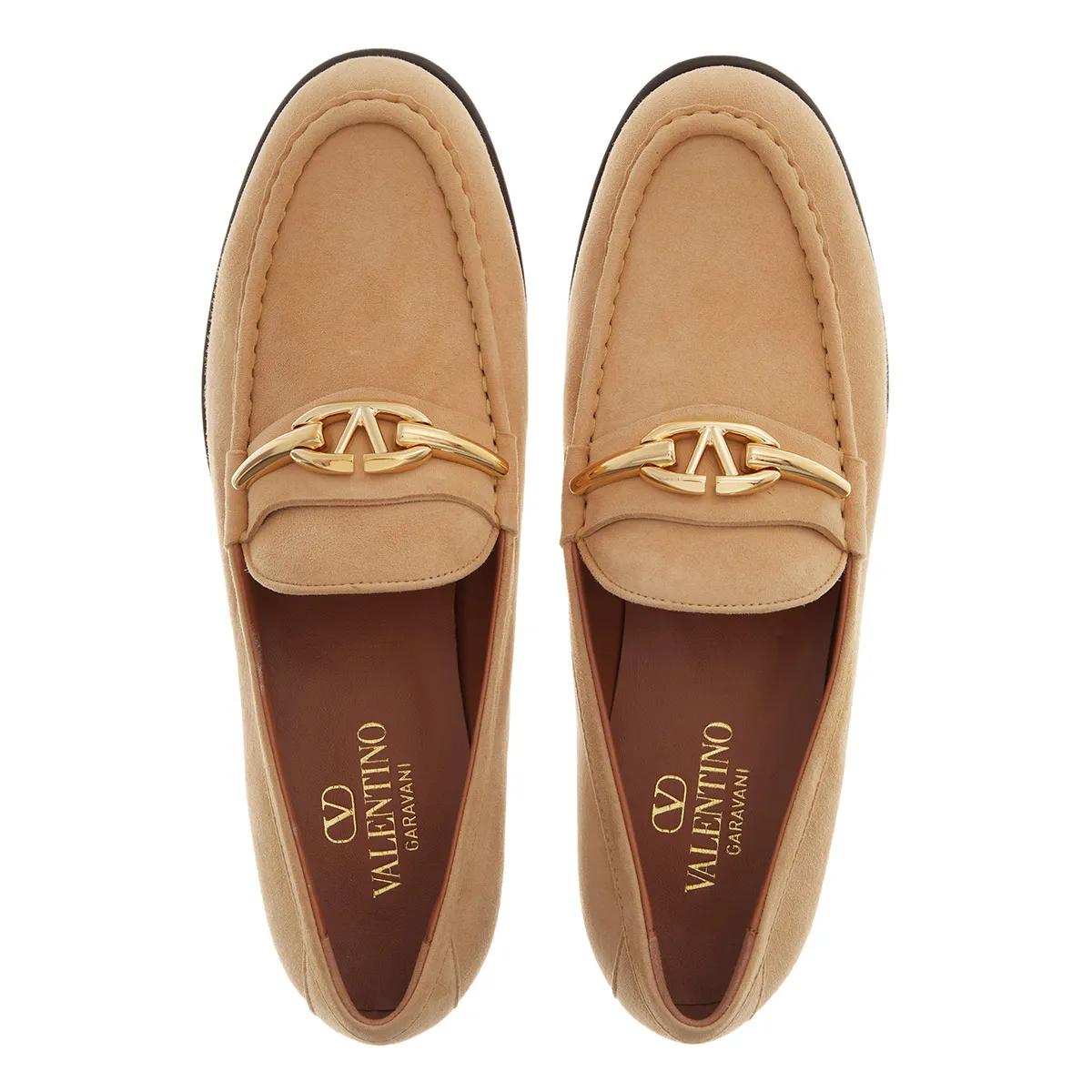 Thumbnail - Valentino Garavani Loafer - Loafer Vlogo Gate - Gr. 40 (EU) - in Beige - für Damen