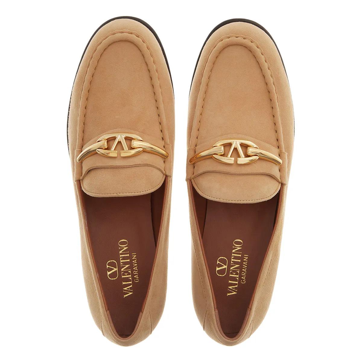 Valentino Garavani Loafers Loafer Vlogo Gate in beige