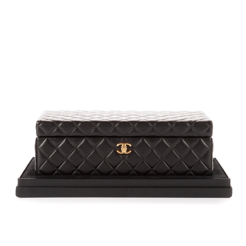 Chanel Crossbody Bag Rare Jewelry Case schwarz